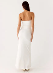 Party After Party Shell Maxi Dress - White