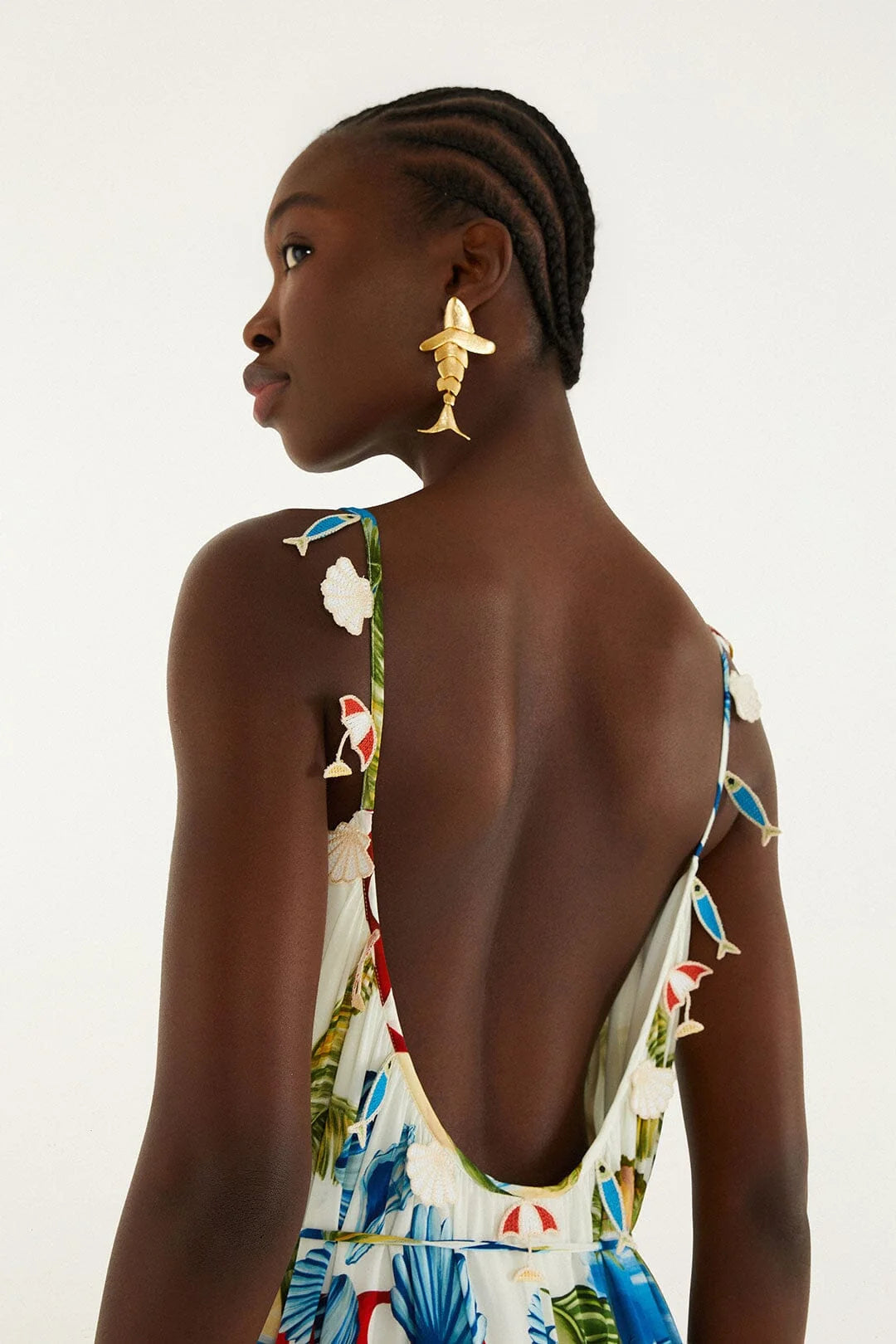 Rio Beach Off-White Maxi Dress