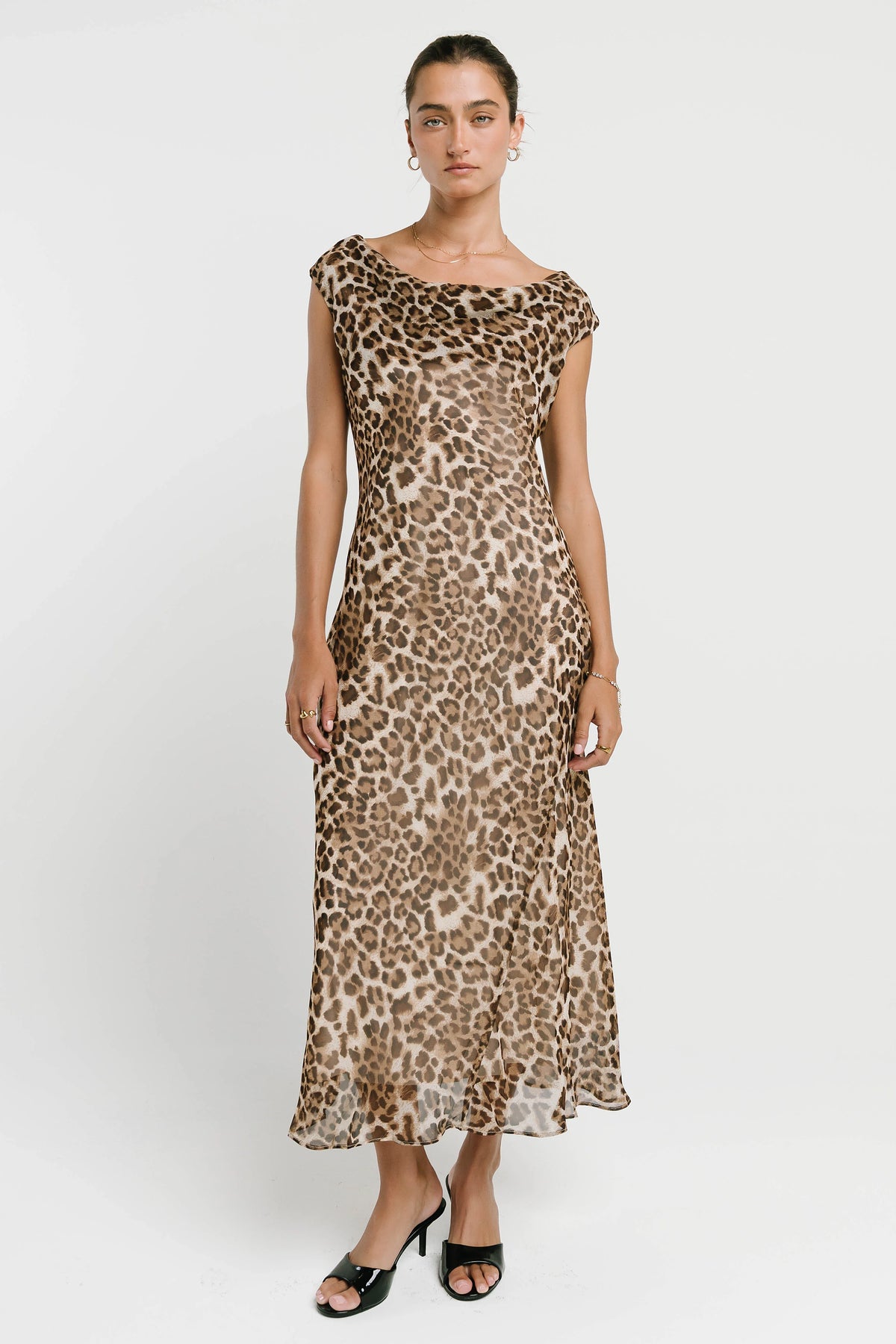 Brady Leopard Print Maxi Dress
