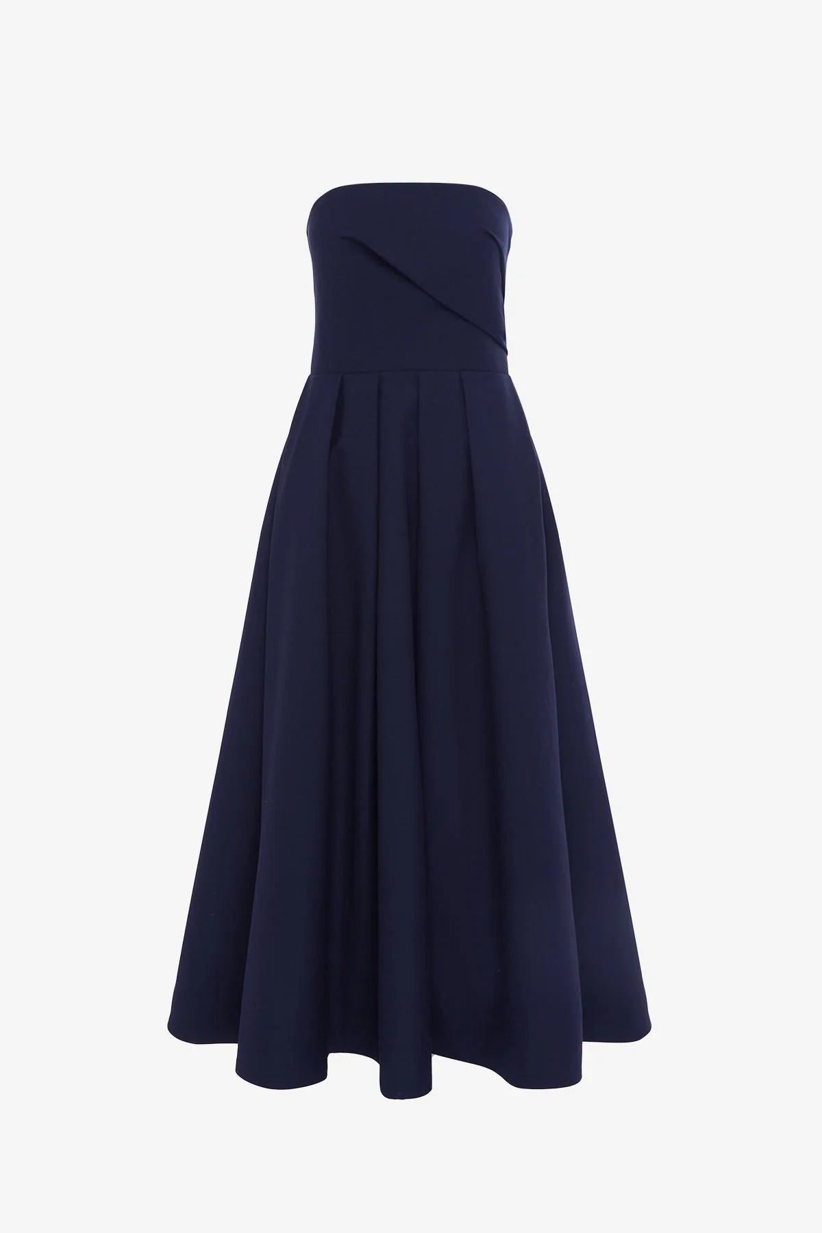 Lynn Bustier Midi Dress - Indigo