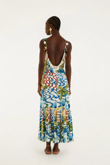 Rio Beach Off-White Maxi Dress